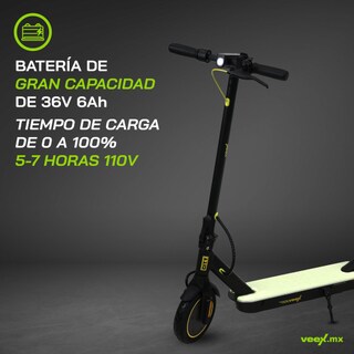 Foto 4 | Patín Eléctrico City 350w 5.2ah Estructura Negra Iluminado