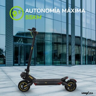 Foto 7 | Scooter Patín Eléctrico Turbo 1000w 18ah Estructura Negra