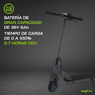 Foto 4 | Scooter Patín Eléctrico City 350w 5.2ah Estructura Gris Oxford