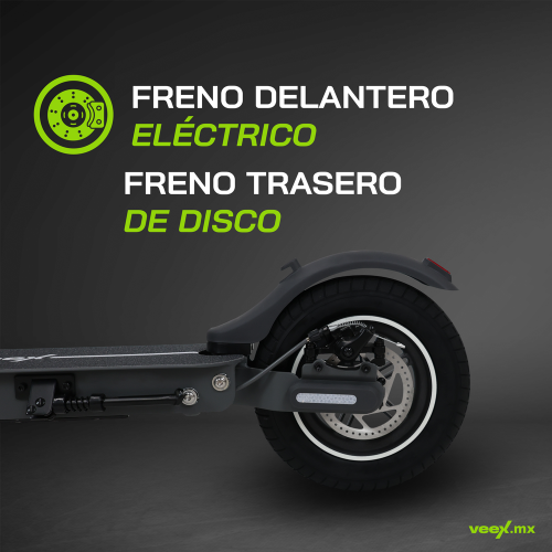 Foto 6 pulgar | Scooter Patín Eléctrico Urban 350w 10ah  Estructura Negra