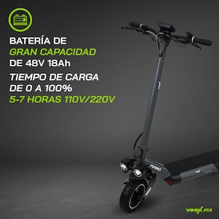 Foto 4 | Scooter Patín Eléctrico Turbo 1000w 18ah Estructura Gris Oxford