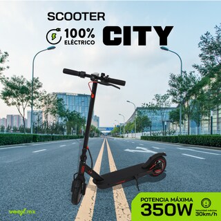 Foto 2 | Scooter Eléctrico Veex City 350w 5.2ah Negro