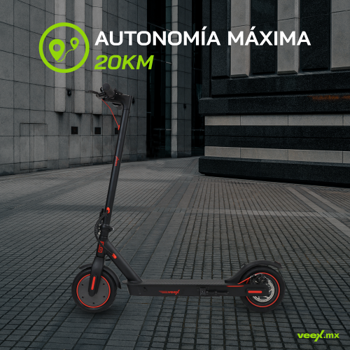 Foto 7 pulgar | Scooter Eléctrico Veex City 350w 5.2ah Negro