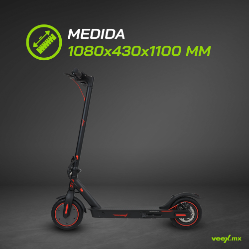 Foto 9 pulgar | Scooter Eléctrico Veex City 350w 5.2ah Negro