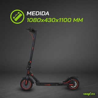 Foto 8 | Scooter Eléctrico Veex City 350w 5.2ah Negro