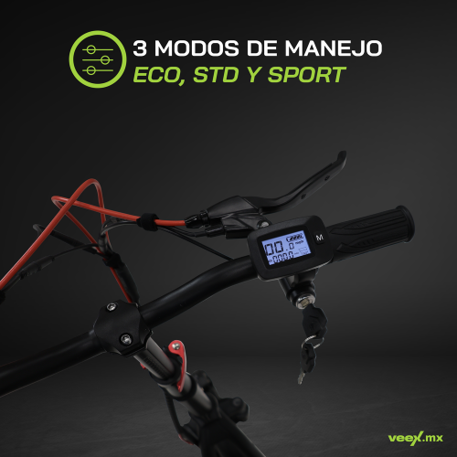 Foto 5 pulgar | Patín Eléctrico Cruiser 500w 10ah Piso Plástico Con Asiento-estructura Negra