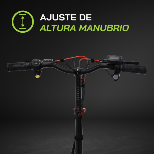Foto 7 pulgar | Patín Eléctrico Cruiser 500w 10ah Piso Plástico Con Asiento-estructura Negra