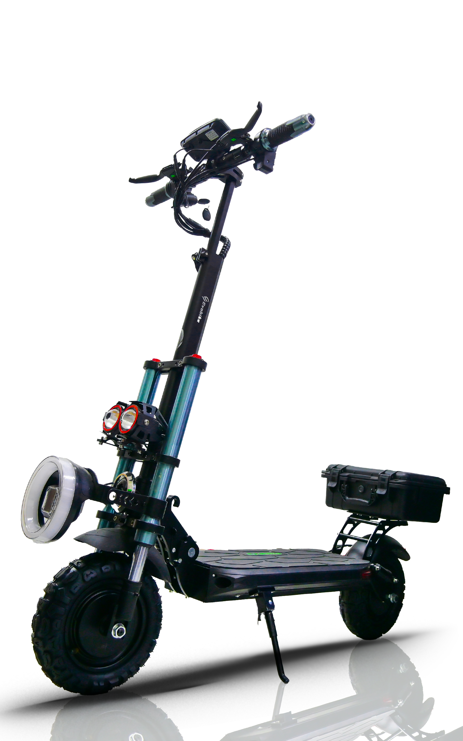 Foto 2 pulgar | Scooter Eléctrico Evobike M2 Motor de Hasta 1200 w Azul