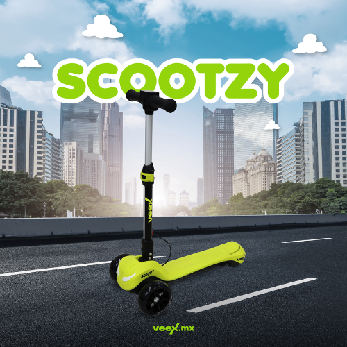 Foto 3 pulgar | Patin Eléctrico Infantil Scootzy 60w 2000  Plástico-estructura Negra