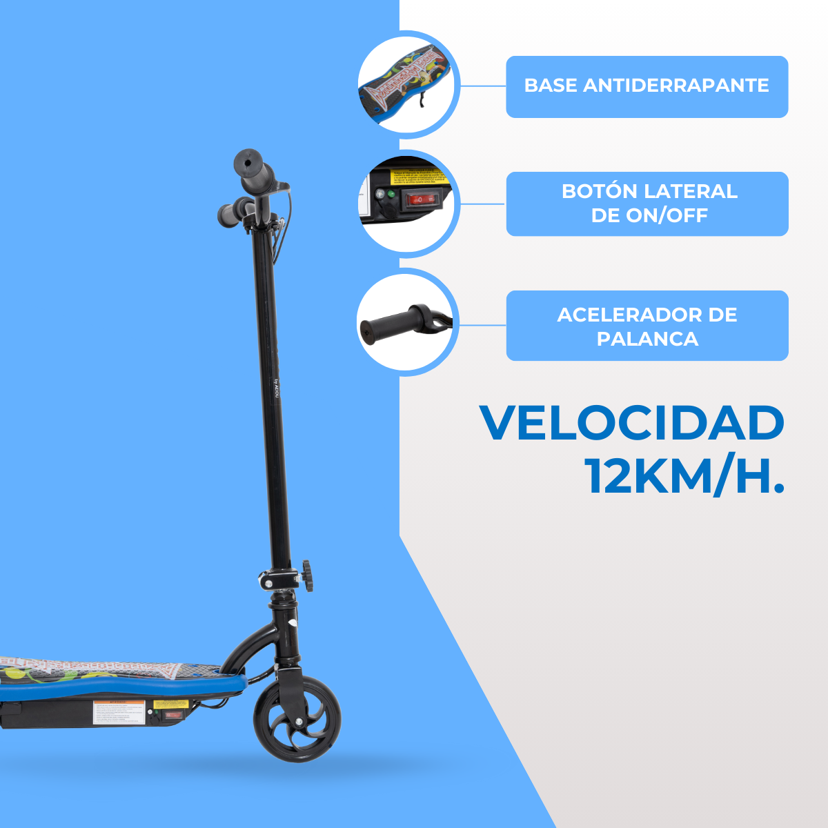 Foto 5 pulgar | Scooter Patín Eléctrico Eco-forte Plegable 24v 120w 12km/h