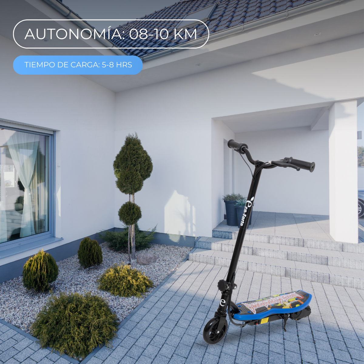 Foto 5 | Scooter Patín Eléctrico Eco-forte Plegable 24v 120w 12km/h