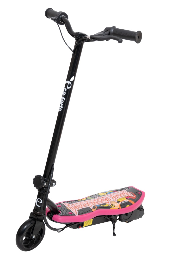 Scooter Patín Eléctrico Eco-forte Plegable 24v 120w 12km/h Rosa