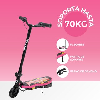 Foto 3 | Scooter Patín Eléctrico Eco-forte Plegable 24v 120w 12km/h Rosa