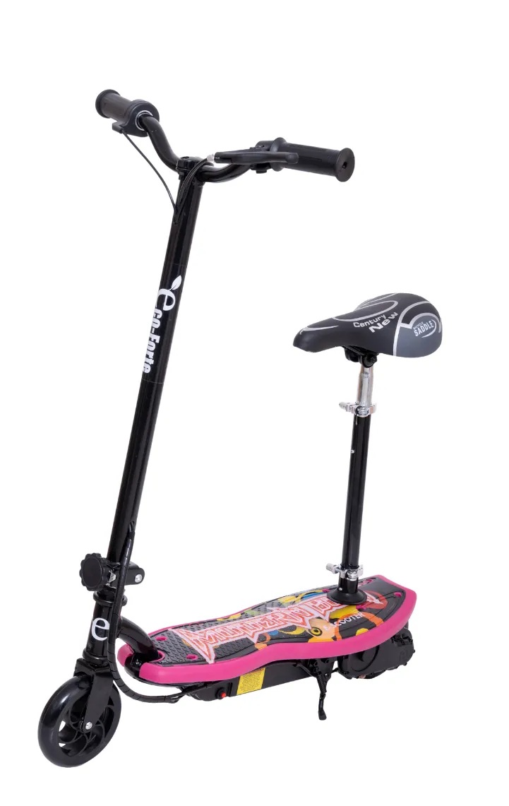 Foto 2 pulgar | Scooter Patín Eléctrico Eco-forte Cd10a Asiento 120w 12km/h Rosa