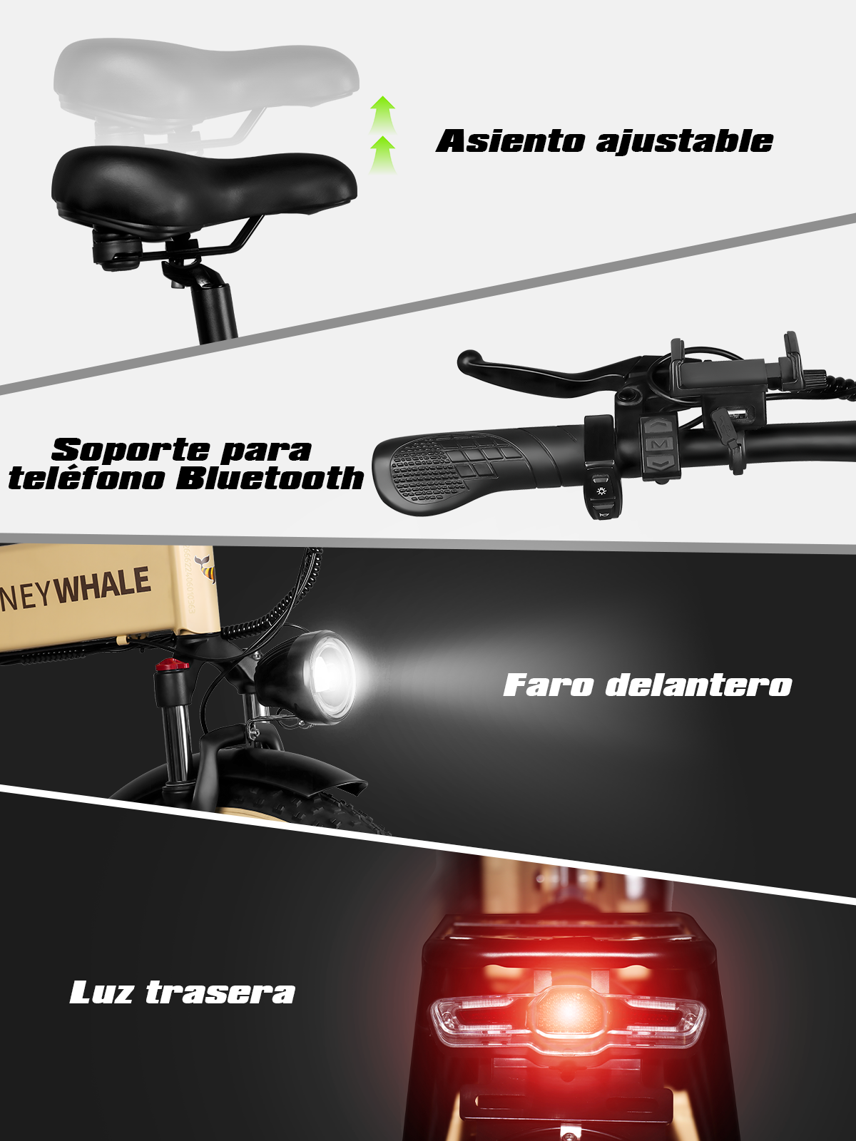 Foto 6 | Bicicleta Eléctrica Honey Whale S9 Pro Amarilla
