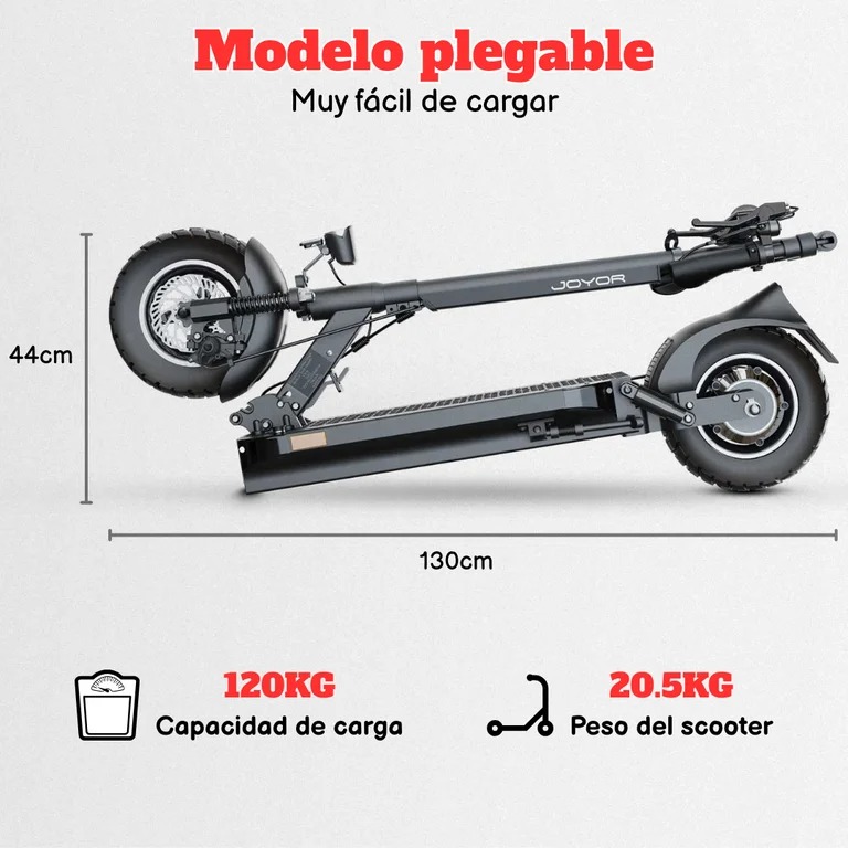 Foto 5 pulgar | Scooter Eléctrico Joyor Y5 Pro Autonomía 50km 48km/h 800w