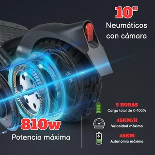 Foto 7 | Scooter Eléctrico Joyor Y5 Pro Autonomía 50km 48km/h 800w