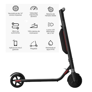 Foto 2 | Scooter Eléctrico Segway Es4 Reacondicionado Certificado