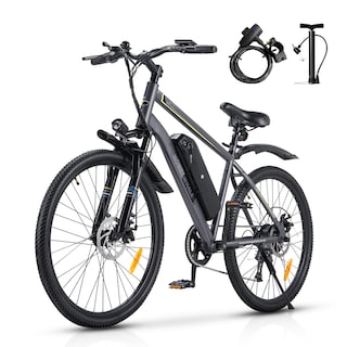 Foto 1 | Bicicleta Eléctrica Con Batería Extraíble Honey Whale S8 Gris