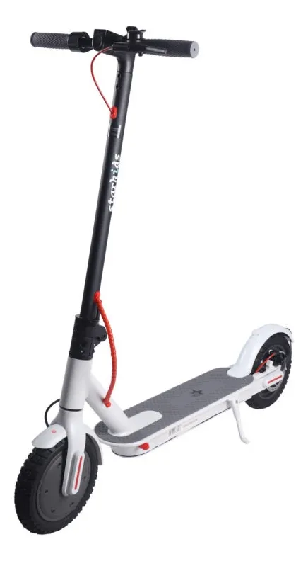 Foto 2 pulgar | Scooter Eléctrico Starkids Sk8 Patín Con Luz Y Pantalla Led Blanco