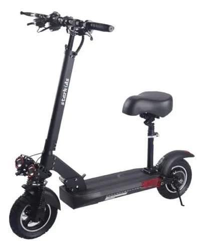 Scooter Eléctrico Starkids Skm4 Patín Todo Terreno Negro $13,999