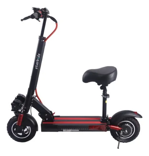 Foto 6 pulgar | Scooter Eléctrico Starkids Skm4 Patín Todo Terreno Rojo