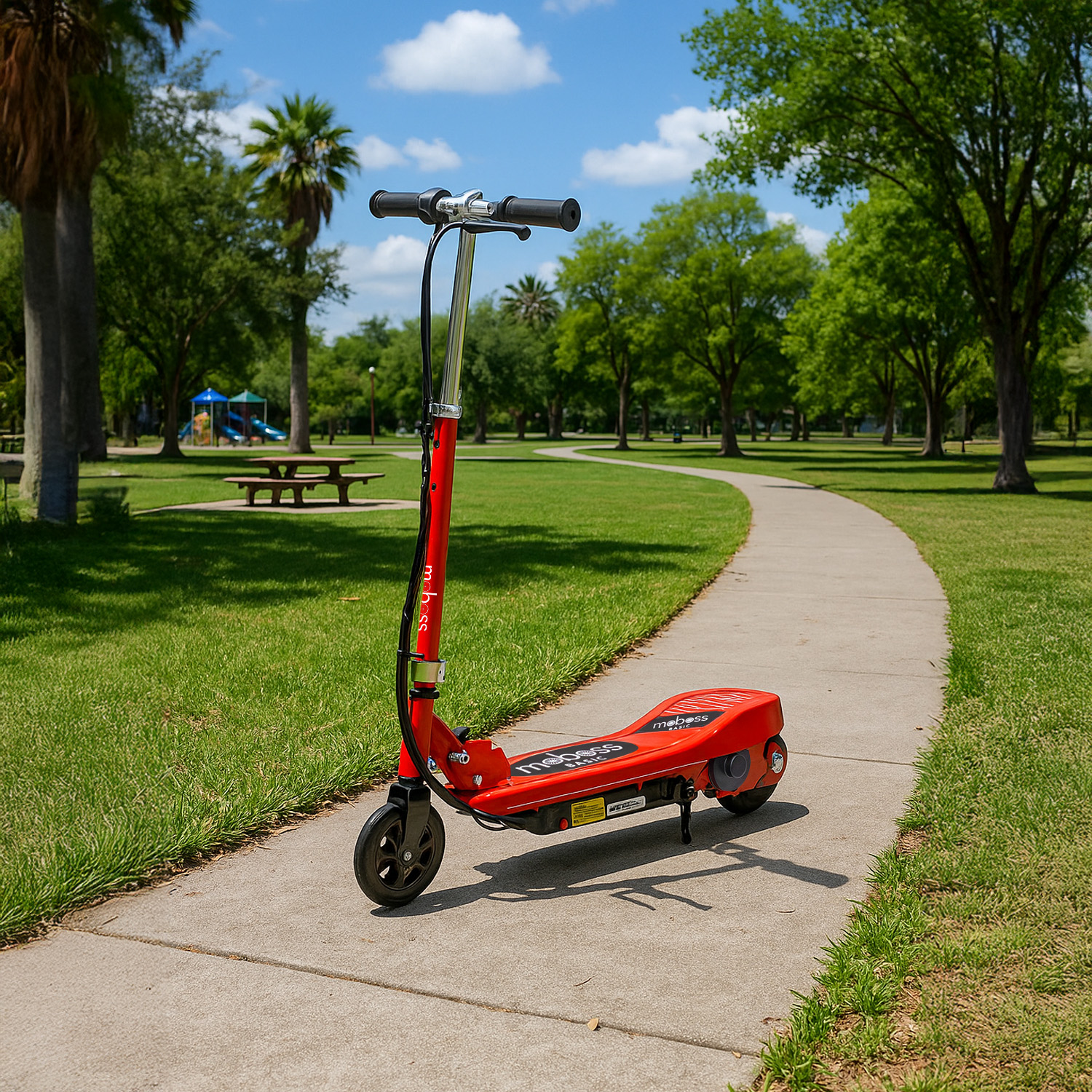 Foto 4 pulgar | Scooter Eléctrico Infantil Plegable Moboss Cd2 Rojo