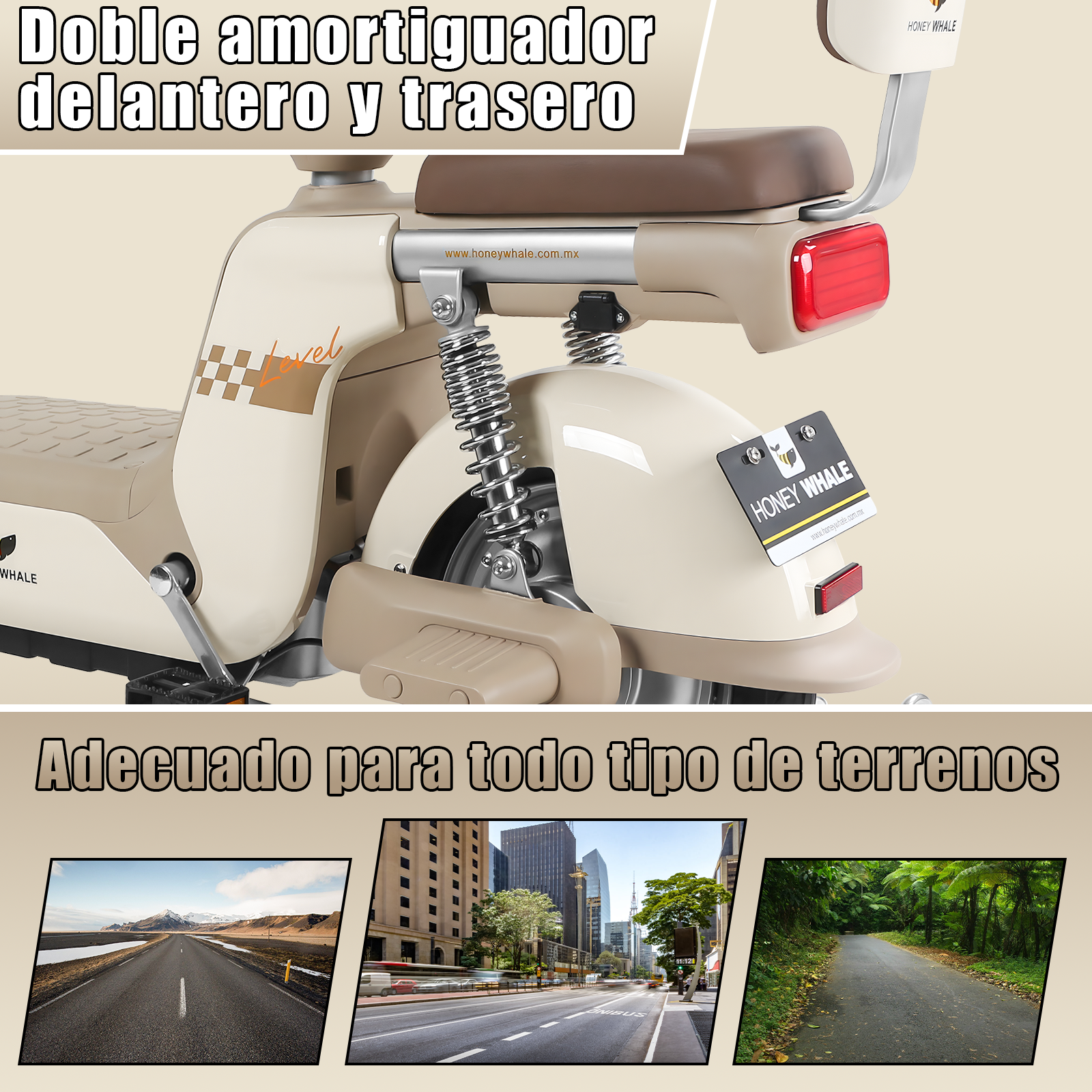 Foto 6 pulgar | Moto Eléctrica Honey Whale U3 Pro