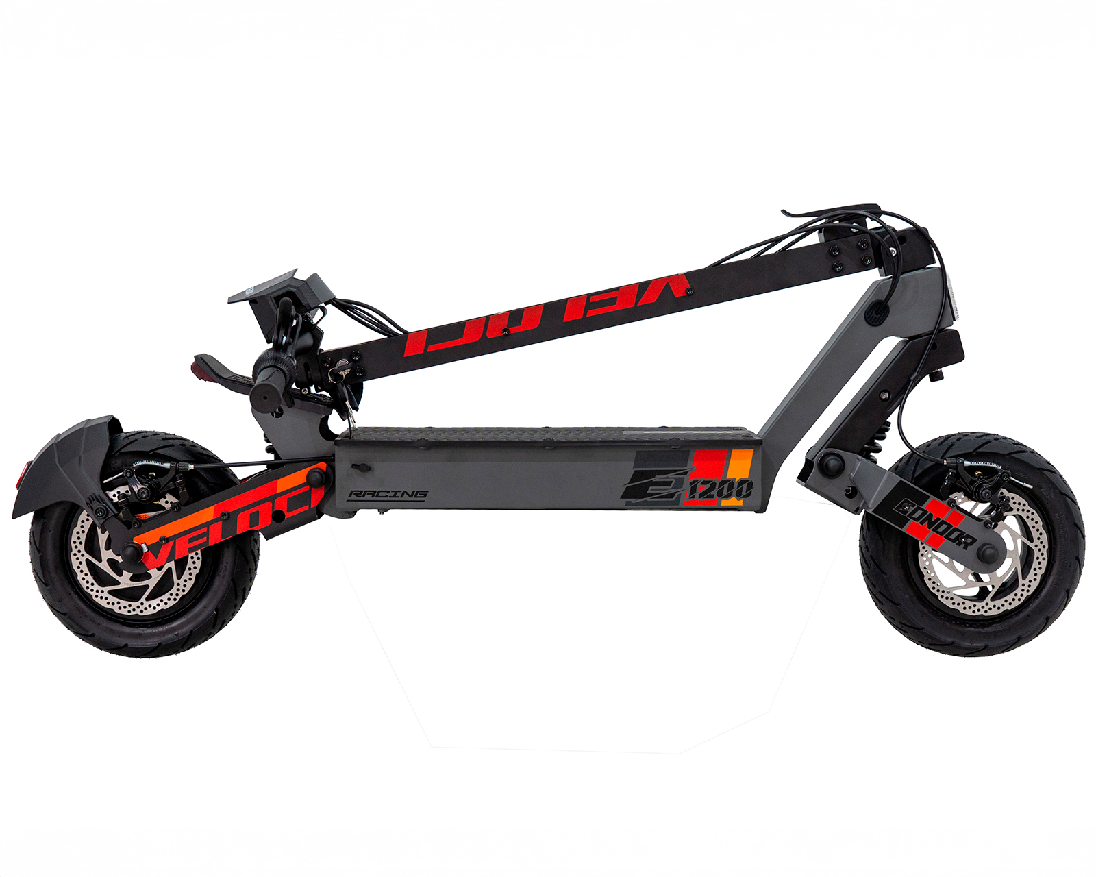 Foto 8 pulgar | Scooter Eléctrico Veloci E-1200 R11 3 Vel Gris