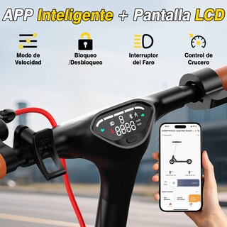 Foto 4 | Scooter Electrico Honey Whale E9t Negro
