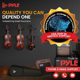 Foto 7 | Kit De Iniciación Para Principiantes Violin Pyle, Tamaño 1/2, Con Funda De Viaje Y B - Venta Internacional.
