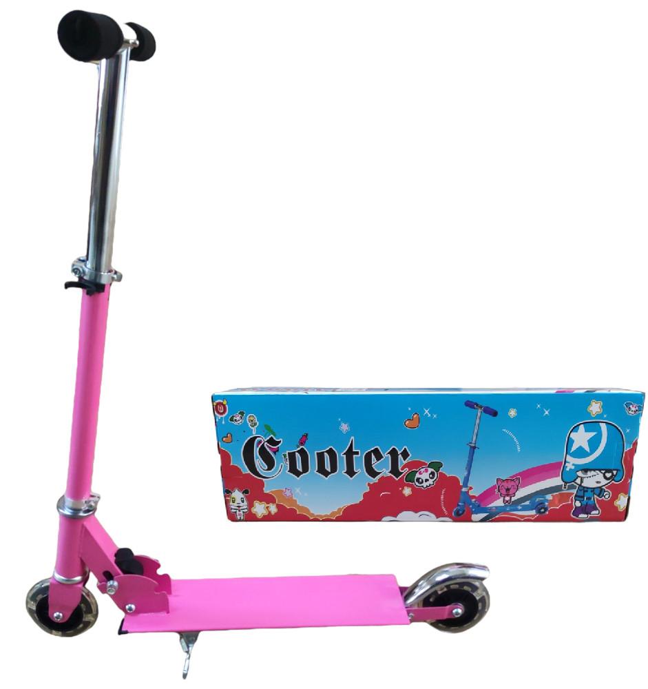 Foto 2 pulgar | Scooter SP48414 color Rosa Patín del Diablo Plegable para Niños con 2 Ruedas