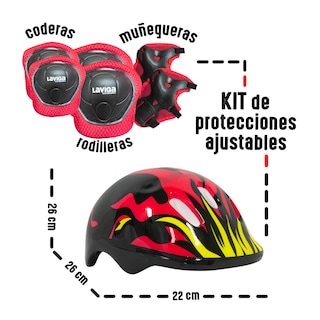 Foto 3 | Scooter + Kit de Protección Laviga MGVR-T3NGFU Multicolor con Ruedas Led