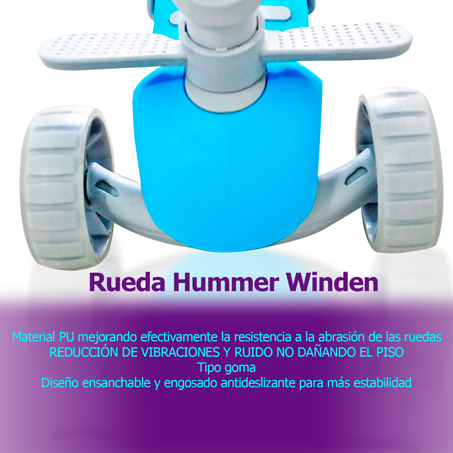 Foto 6 | Scooter Andromeda Inc con Luces color Azul