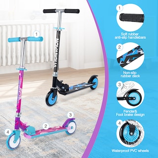 Foto 2 | Scooter Patín Completo Plegable Infantil General S10089 color Azul