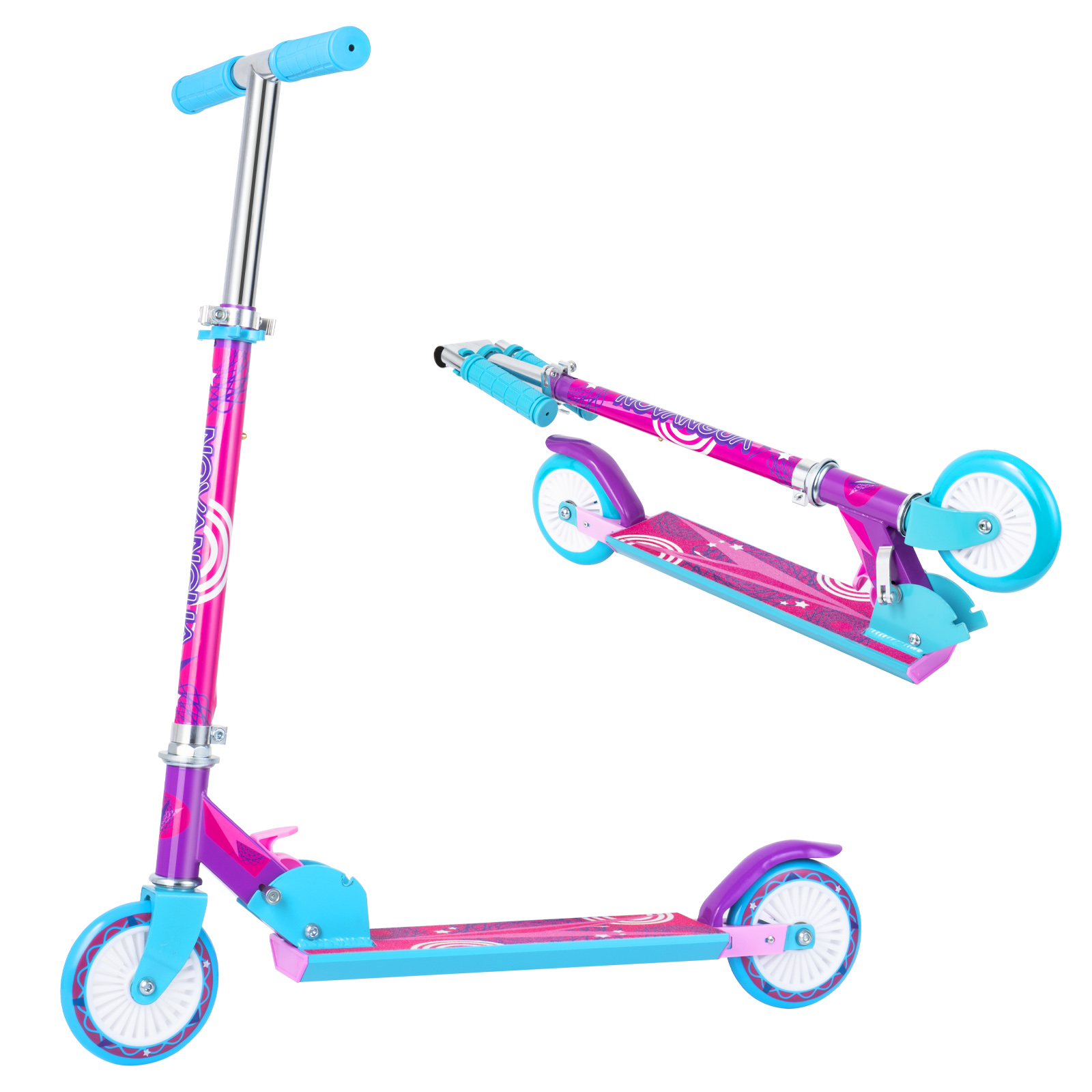 Scooter Patín Completo Generac S10090 Plegable Infantil Rosa