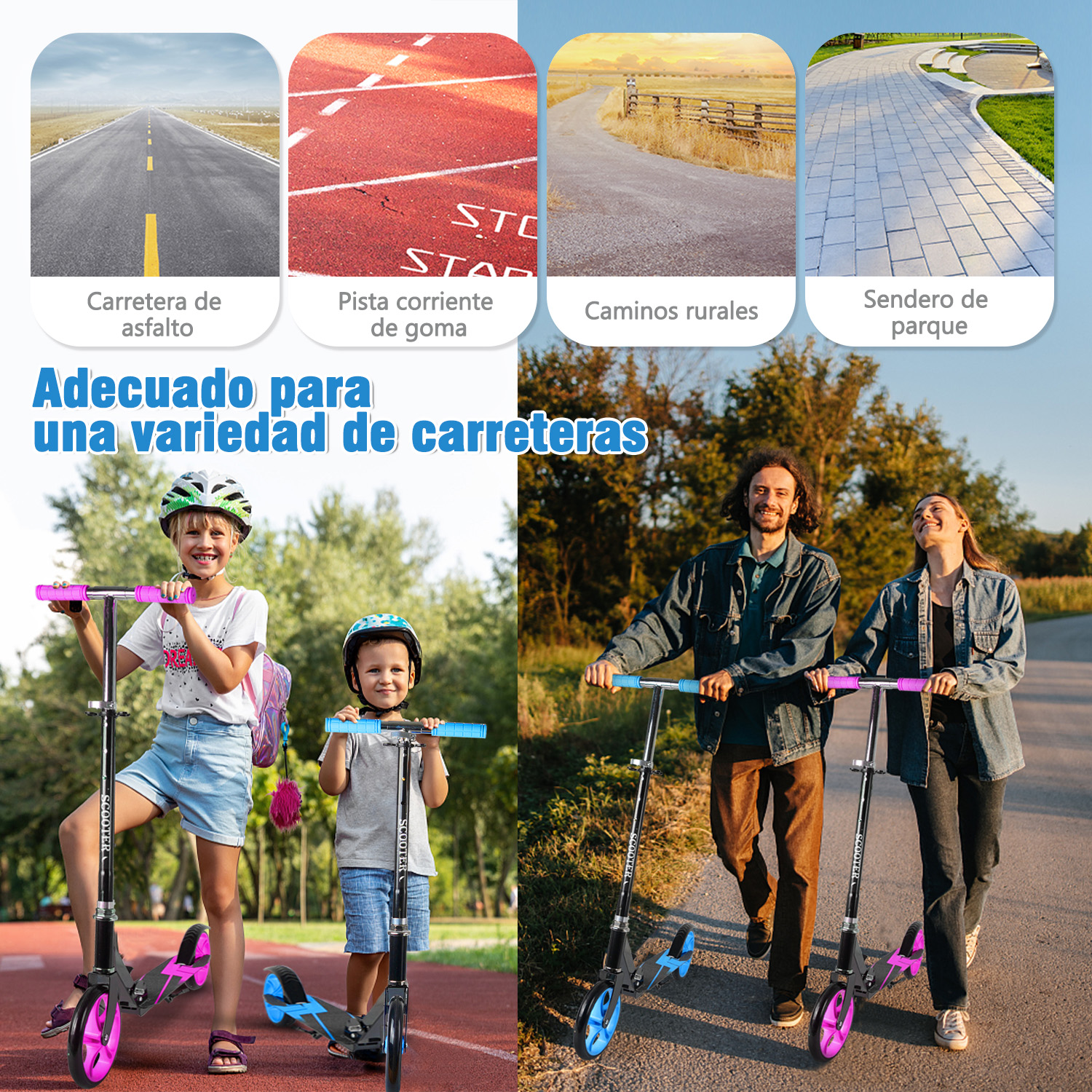 Foto 8 pulgar | Scooter General S10054 color Rosa para Niños