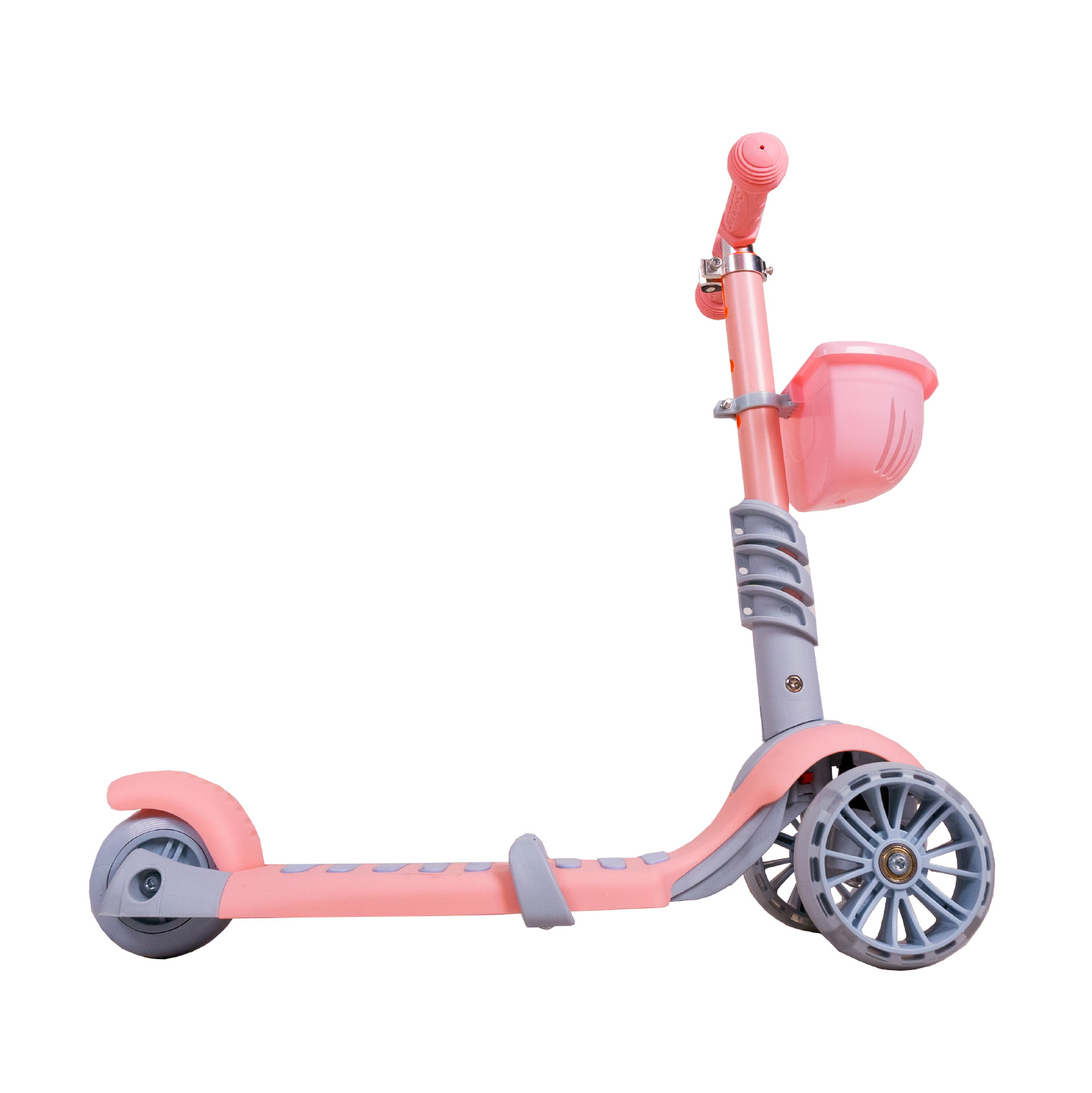 Foto 5 | Scooter Guevara Sports Patín 3 en 1 Para Niños color Rosa Ruedas con Luces Led