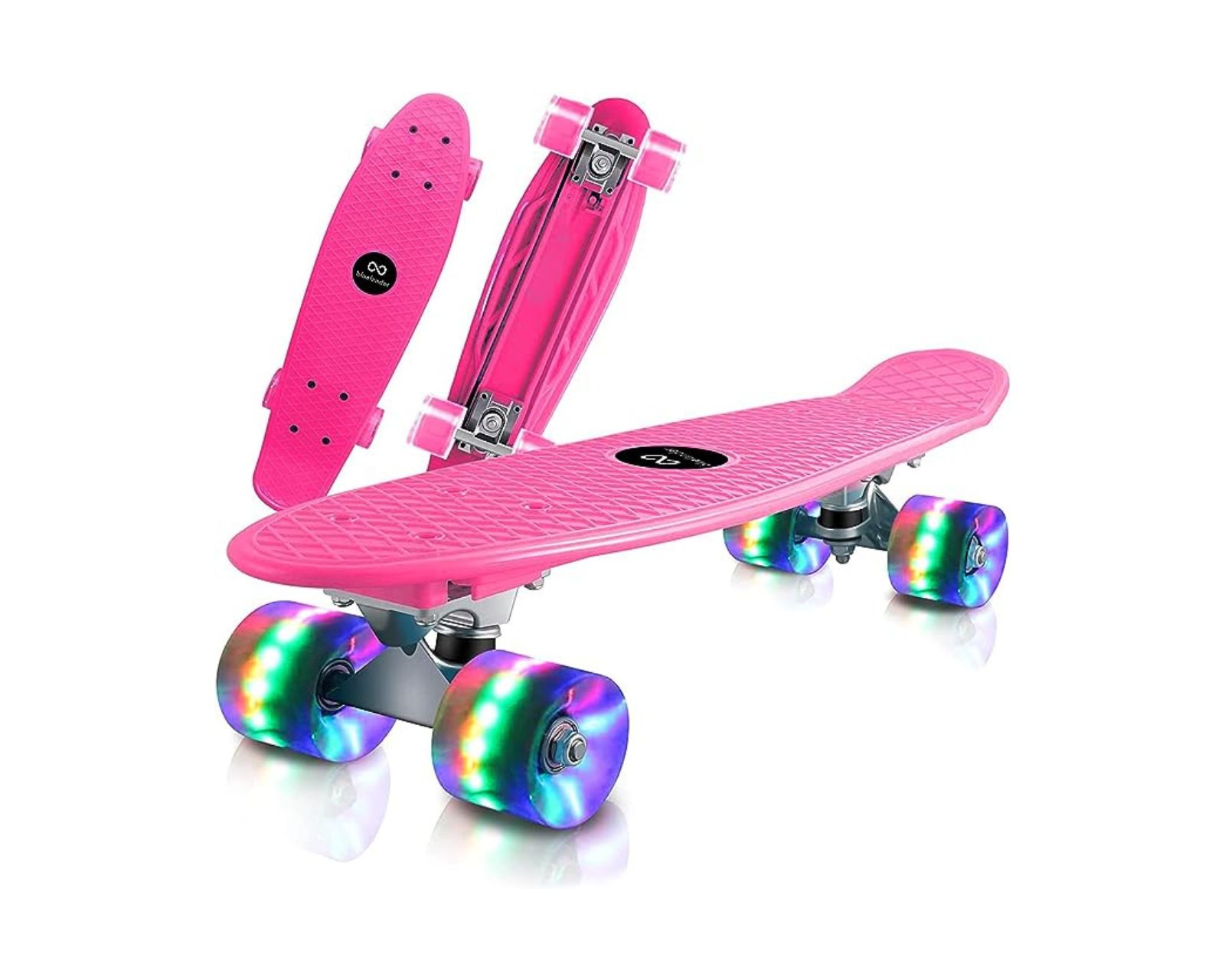 Foto 3 pulgar | Patineta Bluelander Rosa con Llantas Luminosas Led de Colores