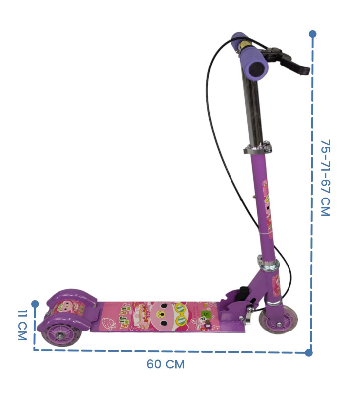 Foto 5 pulgar | Scooter de Pie Genérica Sys310 con Luces color Violeta