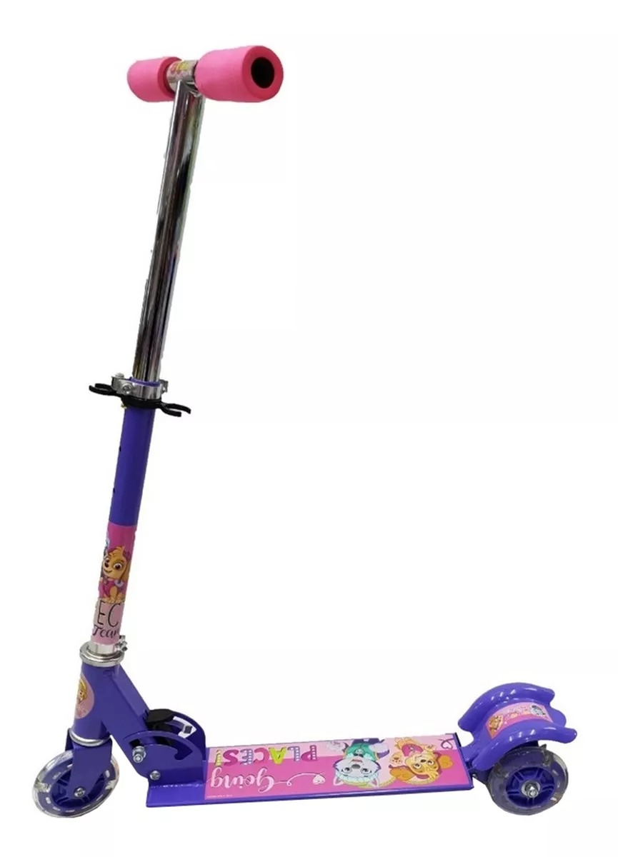 Scooter Toy Mark T371063 color Púrpura con Luces