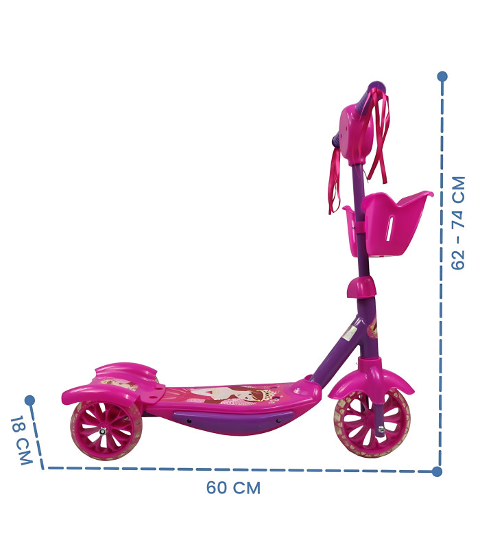 Foto 4 | Scooter para Niña con Luces y Sonidos Rosa