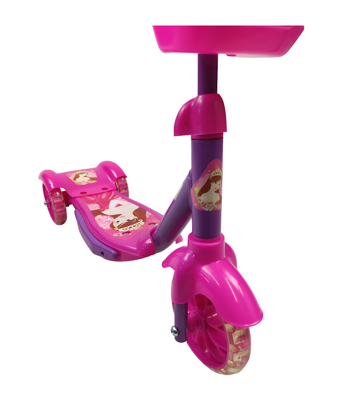 Foto 7 pulgar | Scooter para Niña con Luces y Sonidos Rosa