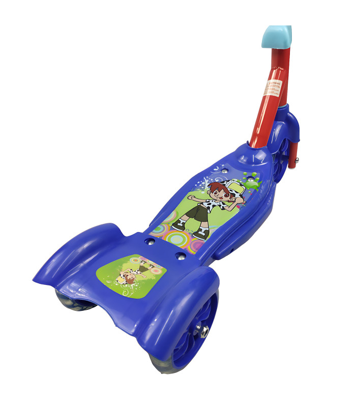 Foto 6 pulgar | Scooter para Niños Patín del Diablo Luces y Sonidos Ajustable Azul