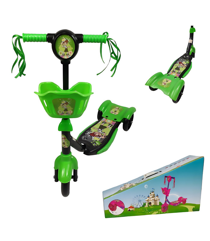 Foto 2 pulgar | Scooter para Niños Patín del Diablo Luces y Sonidos Ajustable