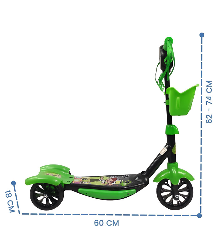 Foto 5 pulgar | Scooter para Niños Patín del Diablo Luces y Sonidos Ajustable