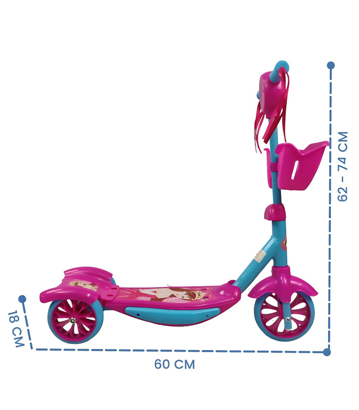 Foto 5 pulgar | Scooter para Niños Patín del Diablo Luces y Sonidos Ajustable