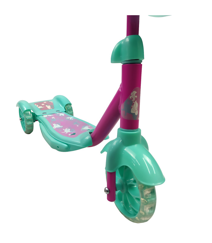 Foto 7 pulgar | Scooter Para Niños Patinete Del Diablo Luces Y Sonidos,ajustable