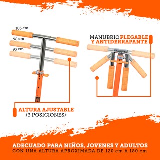 Foto 7 | Scooter Plegable Guevara Sports Naranja