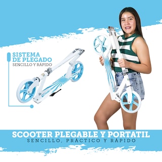 Foto 2 | Scooter Plegable Guevara Sports Blanco